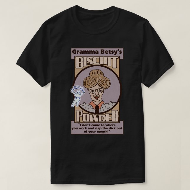 Camiseta Gramma Betsys Biscuit Powder (Frente do Design)