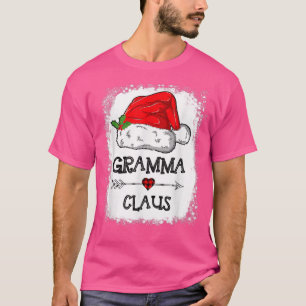 Camiseta Gramma Claus Christmas Light Pajama Family Matchin