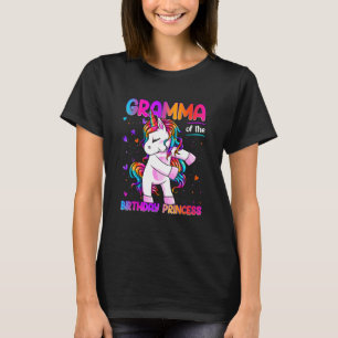 Camiseta Gramma da Princesa de Aniversário Batida Unico
