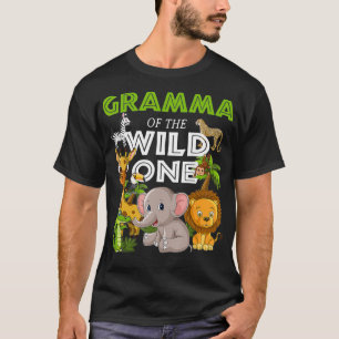 Camiseta Gramma da Selva Safari, um Jardim Zoológico Selvag