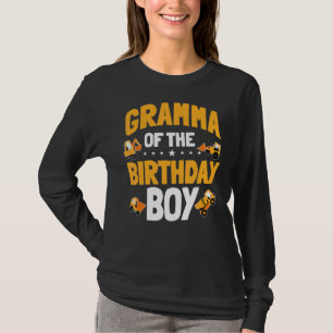 Camiseta Gramma Do Trabalhador De Construção De Meninos De 