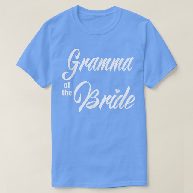Camiseta Gramma Of Bride Wedding Party Funny Matching Brida (Frente do Design)