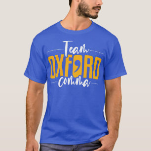 Camiseta Grammar Team Oxford Comma English