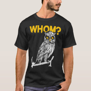Camiseta Grammatik Quem Coruja para Professora de Inglês