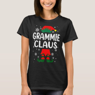 Camiseta Grammie Claus Family Matching Grammie Claus Pajam