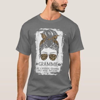 Camiseta Grammie Como Uma Avó Normal Só Mais Incrível Le
