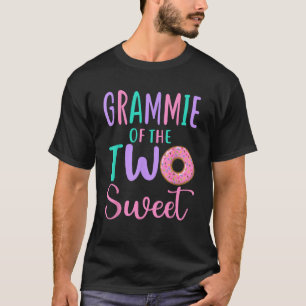 Camiseta Grammie da Garota segundo aniversário da Vovó Doce