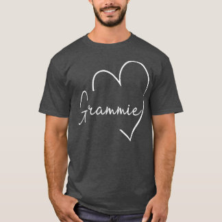Camiseta Grammie Heart for Women Vovó Natal Madame