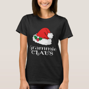 Camiseta Grammie Natal Claus Correspondendo Pajama Santa Ha