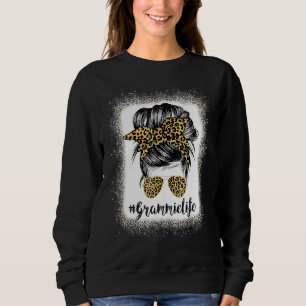 Camiseta Grammie Sangrento, vida Leopardo Mensageiro, Mulhe