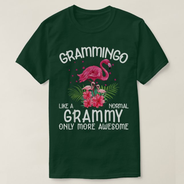 Camiseta Grammingo Como Um Gramm Flamingo Lover Normal (Frente do Design)