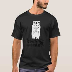 Camiseta Grammy Bear Orgulhoso Família Correspondente