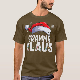 Camiseta Grammy Claus Família Xmas Correspondente Vovó Engr