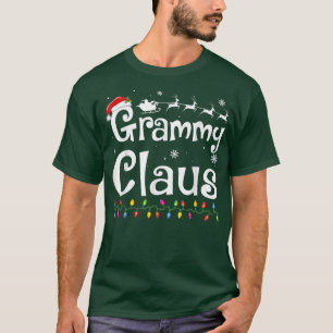 Camiseta Grammy Claus Papais noeis avó engraçadas Pijamas N
