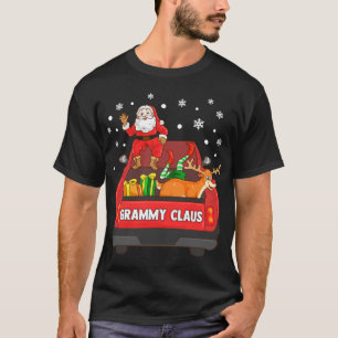 Camiseta Grammy Claus Red Truck Papais noeis Reindeer Elf C