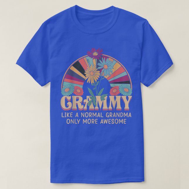 Camiseta Grammy Como Uma Avó Normal Só Mais Espantosa (Frente do Design)
