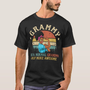 Camiseta Grammy Como Uma Avó Normal Só Mais Espantosa