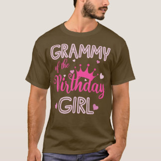 Camiseta Grammy Da Garota De Aniversário Fama Cortante Cor-