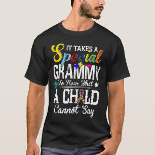 Camiseta Grammy Especial Autismo Para Ouvir Uma Criança Con