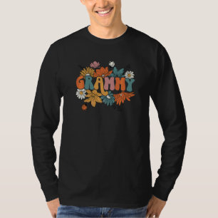 Camiseta Grammy Floral Vida Grata Grammy Dia de Ação de Gra