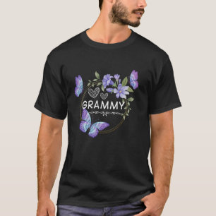 Camiseta Grammy For Women with borboletas Madre Day