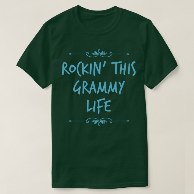 Camiseta Grammy Life Engraçado Avó Avó Avó Avó (Frente do Design)