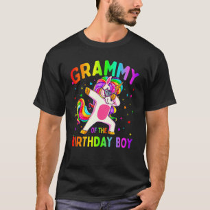 Camiseta Grammy of the Festa de aniversário Boy Dabbing Uni