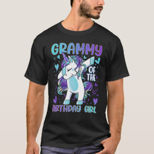 Camiseta Grammy of the Festa de aniversário Girl Dabbing Un