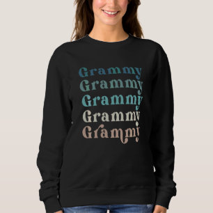 Camiseta Grammy Retro Vintage Funny Grammy Mãe S Day Gra