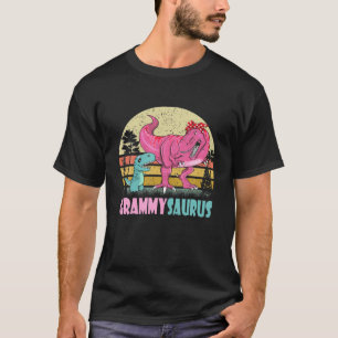 Camiseta Grammysaurus T Rex Dinosaur Grammy Família Saurus 