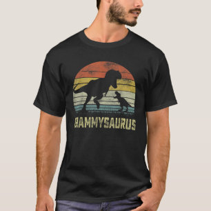 Camiseta Grammysaurus T Rex Dinosaur Grammy Família Saurus 