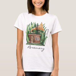 Camiseta Gramofone Timesical Fairytalle House Watercolor
