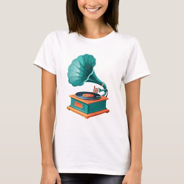 Camiseta Gramophone (Frente)