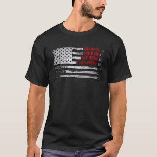 Camiseta Grampie The Man Myth Legend American flag Fath