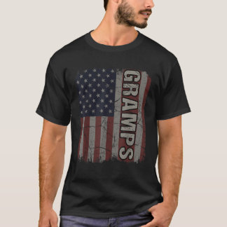 Camiseta Grampo American Flag Vintage Dia 4 do Pai