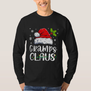 Camiseta Grampo Claus Mostra Família Pajama de Natal