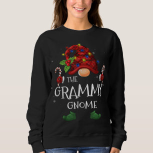 Camiseta Grampo Gnomo Buffalo Xadrez Árvore de Natal Ligh