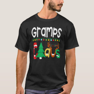 Camiseta Grampo Papais noeis Lâmpadas das Árvores Neves Nat