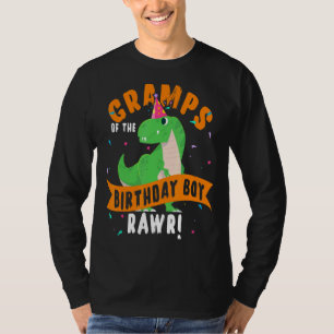 Camiseta Grampos Do Jovem Dinossauro De Aniversário