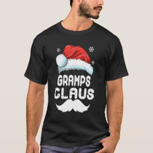 Camiseta Gramps Claus Correspondendo Família Pijama de Nata