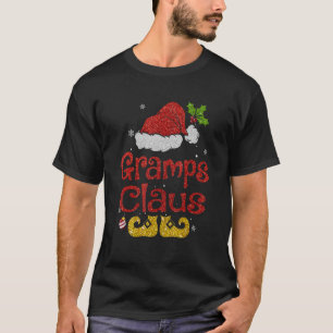 Camiseta Gramps Claus Natal Família Pajama Correspondendo X