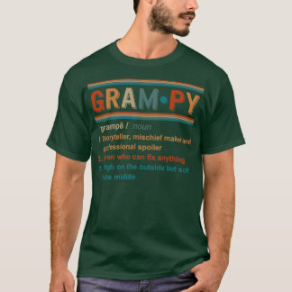 Camiseta Grampy Noun Grampy Definition Melhor Avô Gift Re