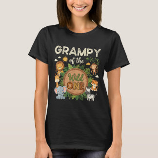 Camiseta Grampy of The Wild One Safari First Birthday