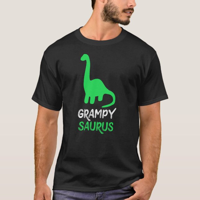 Camiseta Grampy-Saurus Funny Dino Dinosaur GrampySaurus (Frente)