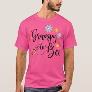 Camiseta Grampy To Bey, Lindo Anúncio De Gravidez Para Gra