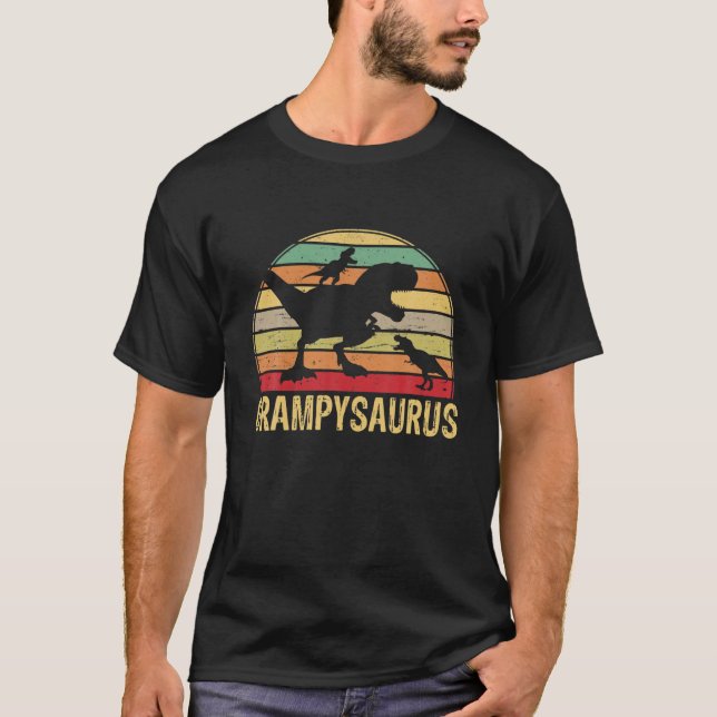 Camiseta Grampysaurus T Rex Dinossaur Dia de os pais Para H (Frente)