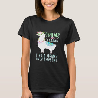 Camiseta Gramsllama Como Um Grams Só Que Llama Grams Incrív