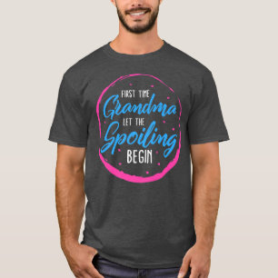 Camiseta Gramy First Time Grandma Let The Spoiling Begin Mo