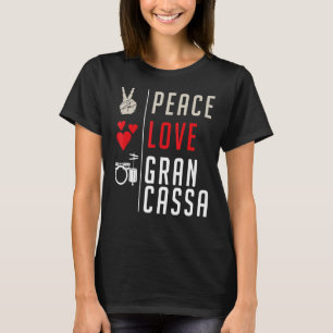 Camiseta Gran Cassa Musical, Por Instrumentos, Bass Drum Gr