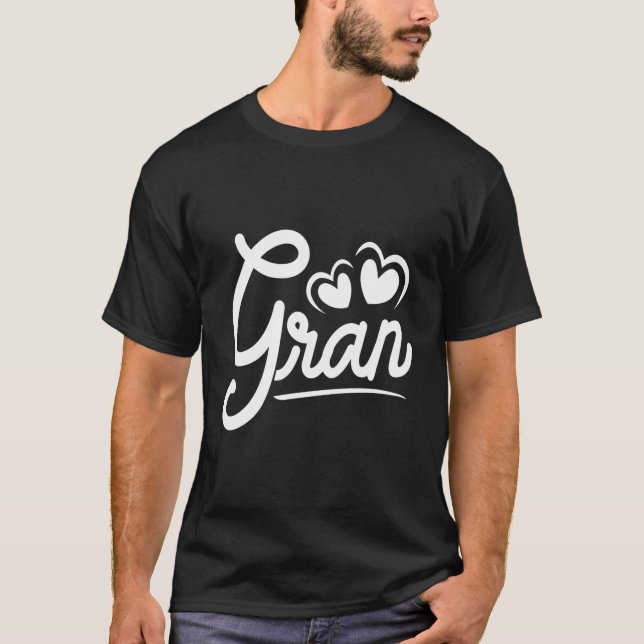 Camiseta Gran De Avós Gran Para A Avó Gran (Frente)